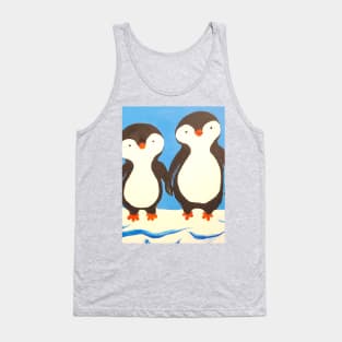 Two Penguins in Love Tank Top